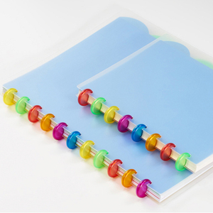 Ringnote Mini Pack50 <span class=keywords><strong>Frosted</strong></span> PP Bìa Ngân Sách Kế Hoạch Tạp Chí Loose Leaf Đĩa Ràng Buộc Máy Tính Xách Tay Bìa - Product Image 6