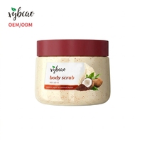Wholesale Brown Sugar Coconut Oil Gel Body Scrub Detox Exfoliating Moisturizing for All Skin Types OEM