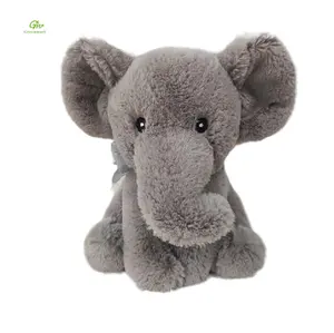 Greenmart Elephant Animal Stuffed Plush Toy Custom Plush Toy Simulates Plush Elephant Doll Animal Children Accompany Doll