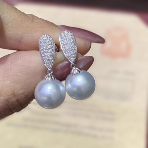 Eleganti Orecchini a Perno per Donne, Stile Matrimoniale, Gioielli per Uso Quotidiano - Product Image 1