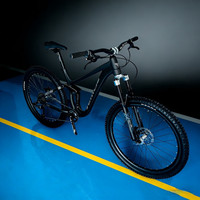 Vélo de montagne tout-terrain complet en aluminium à double suspension, frein à disque, 11 vitesses, pédale ordinaire, 27,5 pouces Plus