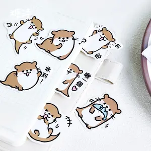 45 Stks/doos Doos Stickers Schattige Otter Japans Handboek Album Decoratie Stickers Zegel Stickers