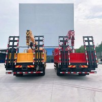 Camion grue Shacman X9 4x2 de 8 à 10 tonnes avec rampes arrière, vente directe usine