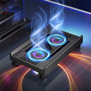 BEISHI Adjustable Computer CPU Holder With RGB Cooling Fan Heat Dissipation Heat Dissipation Mobile <strong>PC</strong> <strong>Tower</strong> <strong>Stand</strong> for Gamers - Product Image 2