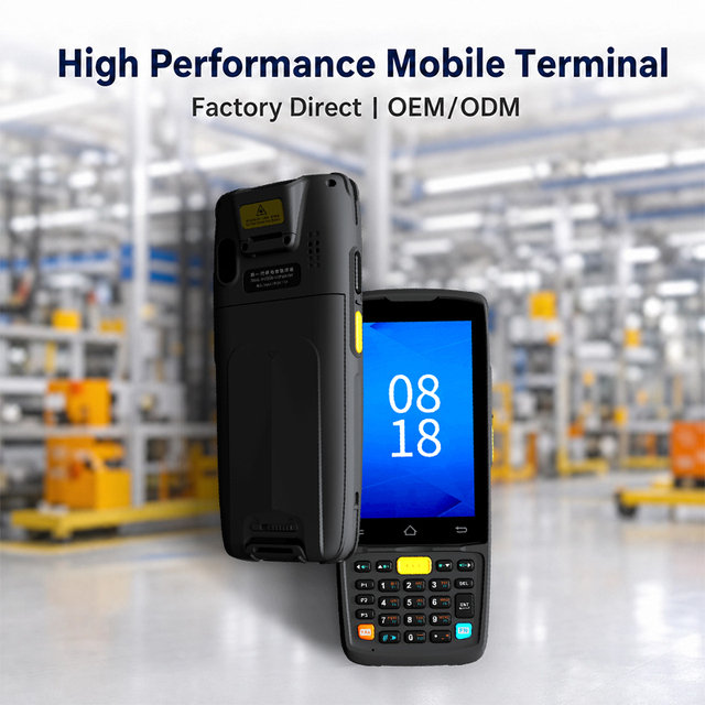 Computadora De Mano 2d Scanner Android Pda Sim Scanner Terminal 4g Handheld Industrial Pda Barcode Scanner With Keyboard