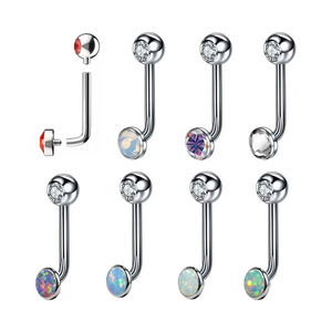 Venta al por mayor Retenedores y joyería Hide-it Titanio 14G Cristal Christina <span class=keywords><strong>Piercing</strong></span> Vertical Clítoris Aro <span class=keywords><strong>VCH</strong></span> Anillo <span class=keywords><strong>Piercing</strong></span> Genital - Product Image 1