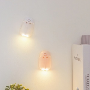 Lampada Notturna LED Mini USB Ricaricabile per Bambini, Lampada Portatile a Forma di Lucciola, Montaggio Magnetico a Parete, Moderna Dimmerabile Multicolore - Product Image 2