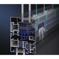 Nueva construcción motorizada 30X54 Ventanas abatibles de triple acristalamiento insonorizadas Crimsafe con persianas opacas integradas