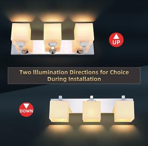 Modern New Design LED Wall Lamp Waterproof IP44 Bathroom <b>Mirror</b> Indoor E26 Stainless Steel Wall Light For Hotel <b>Mirror</b> Lights - Product Image 4