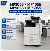 Copieur multifonction monochrome A3, imprimante, scanner, fax, machine de bureau d'occasion, Japon, MP3055 MP4055 MP5055 MP6055