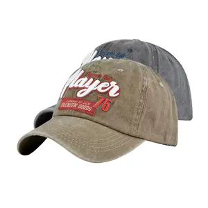 Outdoor Fishing Summer Youth Baseball Cap 100% Cotton Baseball Cap Manufacturing