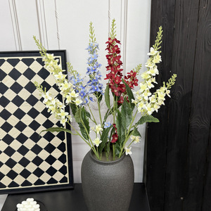 Fleurs artificielles de jacinthe en soie Jinxi, branche unique, décorations de mariage - Product Image 5