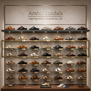 <span class=keywords><strong>Sandali</strong></span> Arabi Tradizionali da <span class=keywords><strong>Uomo</strong></span> in Vera Pelle di Lusso, Ciabatte Artigianali Personalizzate Shikol all'Ingrosso - Product Image 5