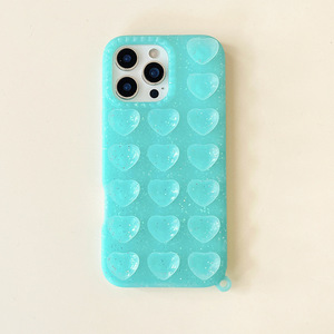 ขายส่งเคสโทรศัพท์ซิลิโคนแบบมีจุกดูดติดแน่น รูปหัวใจ สไตล์ฮิต พร้อมโลโก้สั่งทำได้ สำหรับ iPhone ทุกรุ่น - Product Image 5