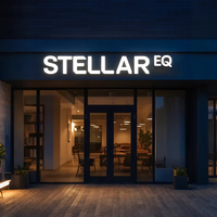 Letras Luminosas Acrílicas con Iluminación Completa, Letreros con Logotipo 3D, Letras Acrílicas con Canal para Logotipo, Letrero con Logotipo LED para Publicidad