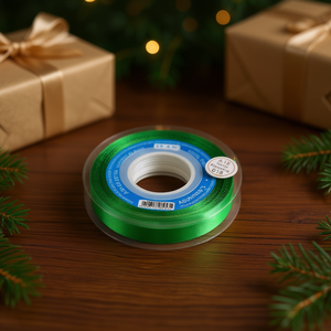 Nastro in raso Ilan 1,5 m 25y Verde D13 Decorazione regalo - Product Image 3