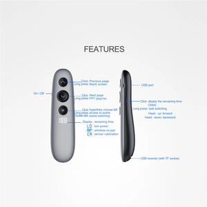 <span class=keywords><strong>PowerPoint</strong></span> từ xa trình bày Clicker sạc trình không dây con trỏ USB PPT trượt cho hội nghị schoolroom - Product Image 2