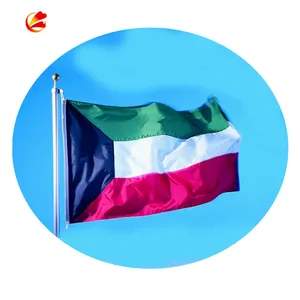 Kuwait National 3x5 Flags Digital Printing Polyester Custom Design 3x5 ft All Countries Flag banners