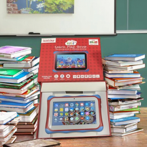 A8 7 inch trẻ em Máy tính bảng với 2 khe cắm thẻ <span class=keywords><strong>Sim</strong></span> <span class=keywords><strong>Google</strong></span> <span class=keywords><strong>Android</strong></span> 11 2 + 32GB HD màn hình trẻ em học tập máy tính bảng PC Trò chơi giáo dục Quà Tặng - Product Image 1