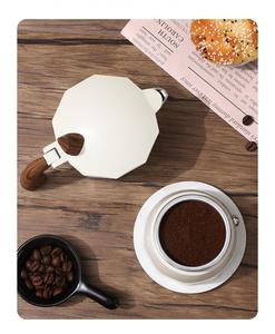 <span class=keywords><strong>Cafetière</strong></span> Moka <span class=keywords><strong>italienne</strong></span> à valve unique pour la préparation manuelle de café à la maison, 1/2/3/6/9 tasses, ensemble d'ustensiles pour la préparation du café Moka - Product Image 4