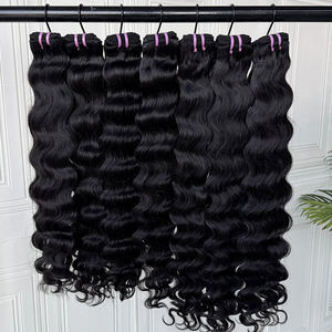 Extensions de cheveux vierges cambodgiens de 24 pouces, lisses, tissage, couleur naturelle, 100% cheveux humains, expédition rapide, sans nœuds, sans perte - Product Image 5