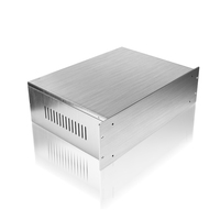 Boîtier de châssis en aluminium brossé CNC 19 ''1U 2U 3U 4U Boîtier de serveur de stockage Rackmount Boîtier d'instrument électronique en métal