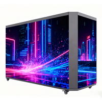 Écran LED P3.91 pliable à six volets pour DJ, design portable, support de table, écran de table pour DJ, mur vidéo LED pour boîte de nuit