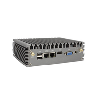 PC industriel embarqué sans ventilateur OEM ODM Intel Core I3 I5 I7 I9 avec 2 ports LAN, 6 ports RS232 RS485 et GPIO pour l'automatisation industrielle et les passerelles IoT