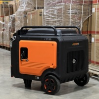 Générateur onduleur bi-carburant 8KW 10KW 12KW Essence Gaz Naturel GPL 50Hz 60Hz Démarrage à distance Mode Éco pour la maison
