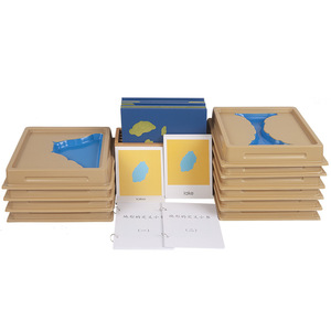 Material Montessori para niños, tablero <span class=keywords><strong>de</strong></span> molde <span class=keywords><strong>de</strong></span> tierra y agua <span class=keywords><strong>de</strong></span> Ciencia <span class=keywords><strong>de</strong></span> madera para niños, material didáctico educativo, juguetes <span class=keywords><strong>de</strong></span> aprendizaje para niños y niñas - Product Image 1