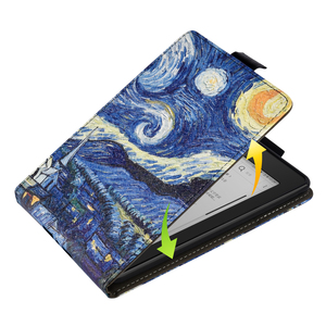 Étui de protection pour tablette en PU et TPU luxueux pour Kindle Paperwhite 11e génération M2L3EK <span class=keywords><strong>2021</strong></span> 6,8 pouces avec motifs - Product Image 5