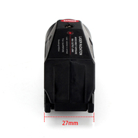 Lampe torche laser rouge Ohhunt Combo 150 lumens, lampe tactique avec support de 20 mm