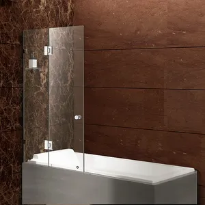 KMRY KD3204T定制您的标志8/10毫米钢化玻璃屏幕浴室浴室转角步入式淋浴屏
