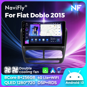 NaviFly NF nuovissimo Android13 QLED retrattile touch screen autoradio 10 pollici per <span class=keywords><strong>Fiat</strong></span> <span class=keywords><strong>Doblo</strong></span> <span class=keywords><strong>2015</strong></span> supporto di controllo vocale - Product Image 2
