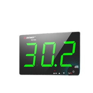 SNDWAY SW-525G Affichage numérique vert 30,0~130,0 dB 1,5 dB Sonomètre avec USB à fixation murale - Product Image 3