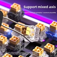 AULA HERO84 HE interrupteur magnétique clavier mécanique filaire rvb musique rythme 8K taux de retour clavier accessoires informatiques pour Gamer