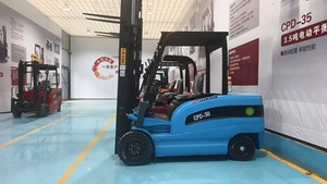Chariot élévateur électrique à batterie au lithium Est Value, capacité de charge de 3 tonnes, charge rapide, longue durée de vie, écologique, faible entretien, propulsion arrière - Product Image 4