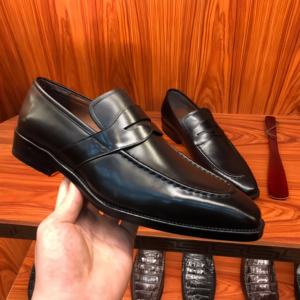Zapatos de vestir para hombre hechos a mano y personalizados, elaborados con cuero de grano completo, ideales para negocios, bodas y uso en la oficina. - Product Image 4