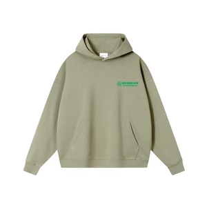 Sweat-shirt unisexe en molleton épais 100 % coton, délavé à l'acide, effet brûlé, bords bruts, personnalisé, écologique, pour l'hiver - Product Image 4
