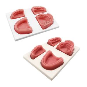 Molde de Práctica de Sutura de Silicona para Entrenamiento en Cirugía Oral, Varios Tipos de Heridas Gingivales (Módulo de Cuatro Dientes) para Estudiantes de Medicina - Product Image 3