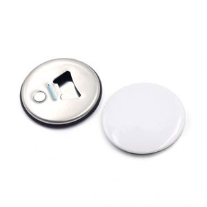 Custom 58Mm Round Square Button Pin Magnet Keychain Tin Badge Magnetic Bottle Opener - Product Image 6