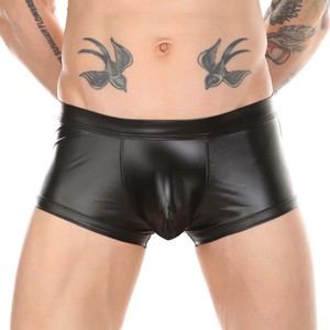 Boxer da <span class=keywords><strong>Uomo</strong></span> in Ecopelle con Design che Esponga il Sedere e Ampio Apertura Posteriore - Product Image 2