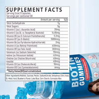 Gummies de biotine OEM/ODM pour la beauté quotidienne - Renforce les ongles et la vitalité des cheveux, riches en vitamines B et minéraux, 60 unités