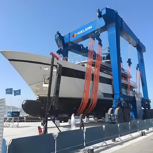 Harga Terbaik Derek Kapal Mobile 75 Ton 80 Ton <span class=keywords><strong>200</strong></span> Ton 500 Ton Derek Gantry Pengangkat Kapal Laut Yacht - Product Image 3