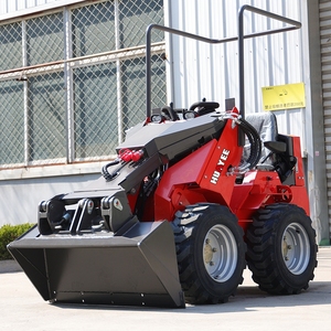 Minicargadora de orugas de servicio pesado, económica, con cucharón 4 en 1, fácil de operar, para proveedores - Product Image 3