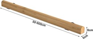 Handrails <strong>for</strong> Stairs Accessories Anti-slip, Exquisite Craftsmanship Modern Wall Handrail Universal Armrest Guardrail Fence - Product Image 2