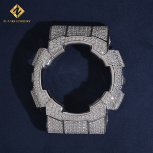 Testeur de diamants, argent 925, moissanite VVS, accessoires de montre, lunettes, bijoux hip-hop personnalisés, montres serties de moissanite - Product Image 1