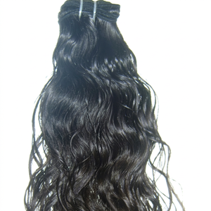 100% Natural Raw Brazilian Virgin Remy Human Hair Extension 100g <b>Machine</b> Double Weft Free Weave Hair Packs for All Colors - Product Image 1