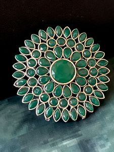 Monalisa Stone Big size Finger <b>Ring</b> <b>Adjustable</b> <b>Ring</b> for Women & Girls Jewellery for Women Bulk Product Customized - Product Image 2