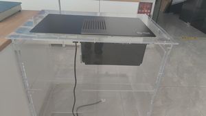 Table de cuisson à <span class=keywords><strong>induction</strong></span> encastrable 2 zones avec <span class=keywords><strong>hotte</strong></span> <span class=keywords><strong>intégrée</strong></span> en céramique pour hôtels et foyers, en acier inoxydable - Product Image 4